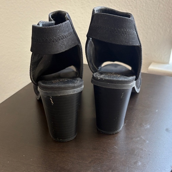 New York & Company Black Peep-Toe Heeled Boots - Picture 5 of 5